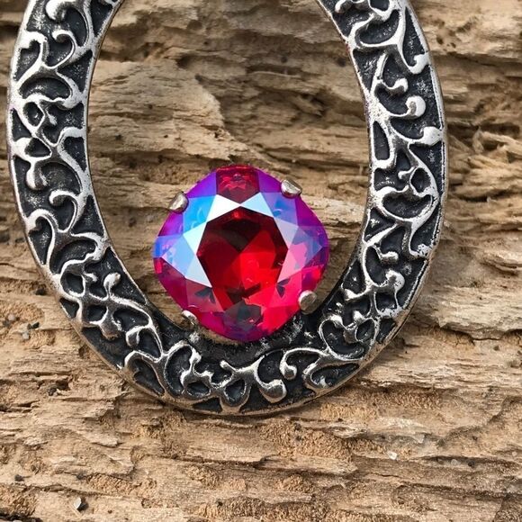 Handcrafted earrings with Swarovski crystal - Picture 6 of 6